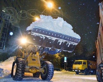 Уборка и вывоз снега в Самаре механизированным способом, погрузка снега в Самаре